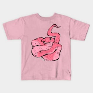 Pink Snek Kids T-Shirt